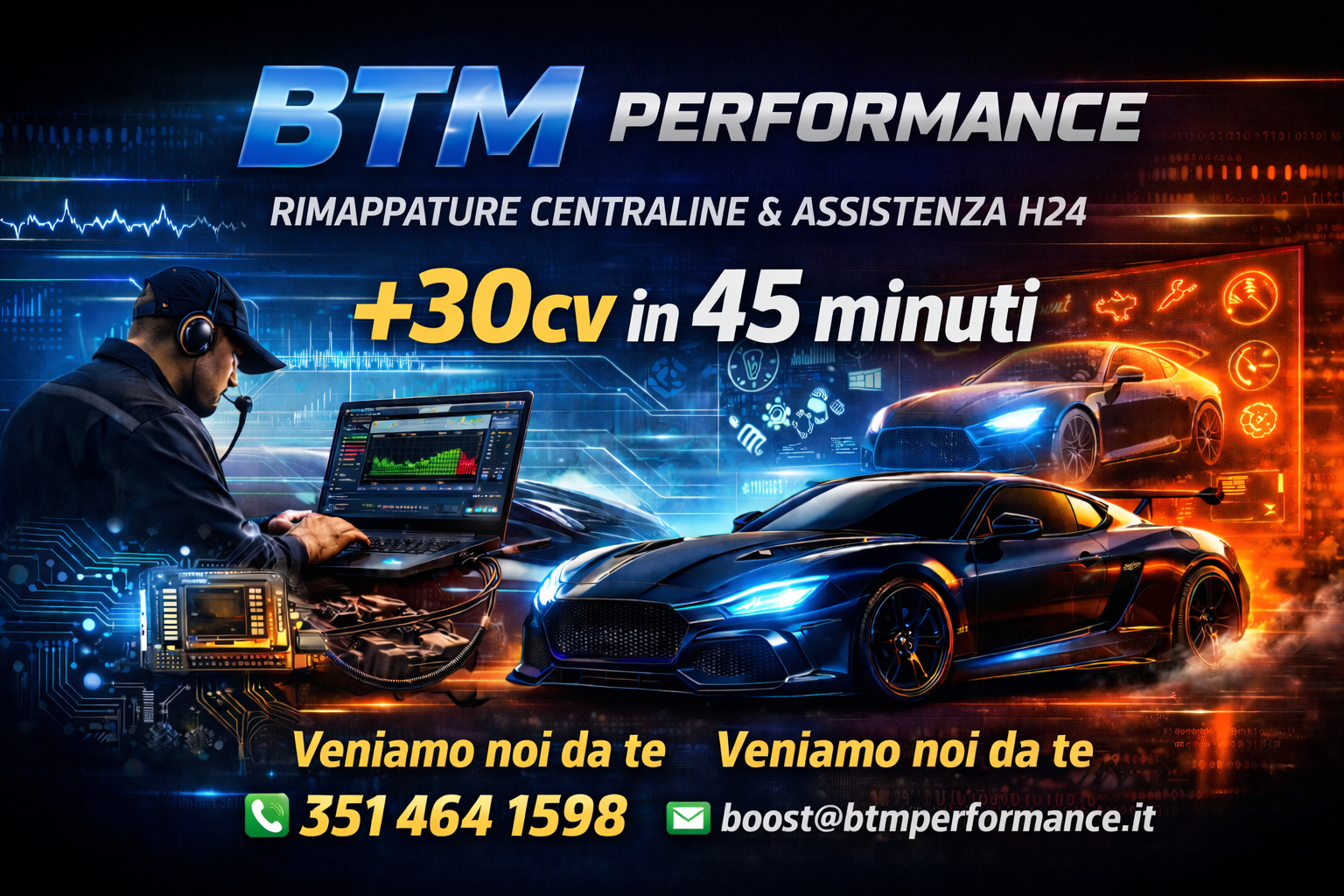 BTM Performance — app per tuning a domicilio